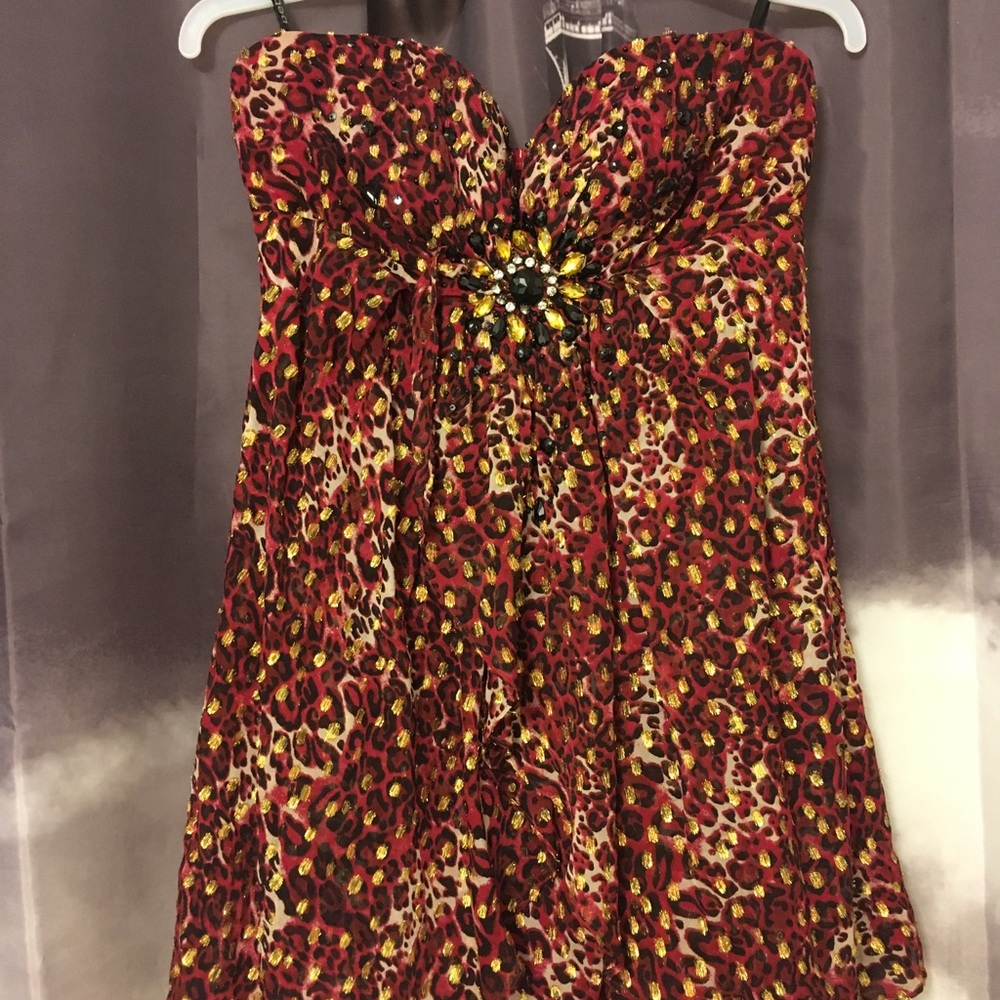 Bebe Long Strapless Top. Really Nice.